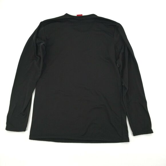 Tru Fit Thermal Round Neck Long Sleeve Long John Top Medium Black Base Layer M - Picture 2 of 5